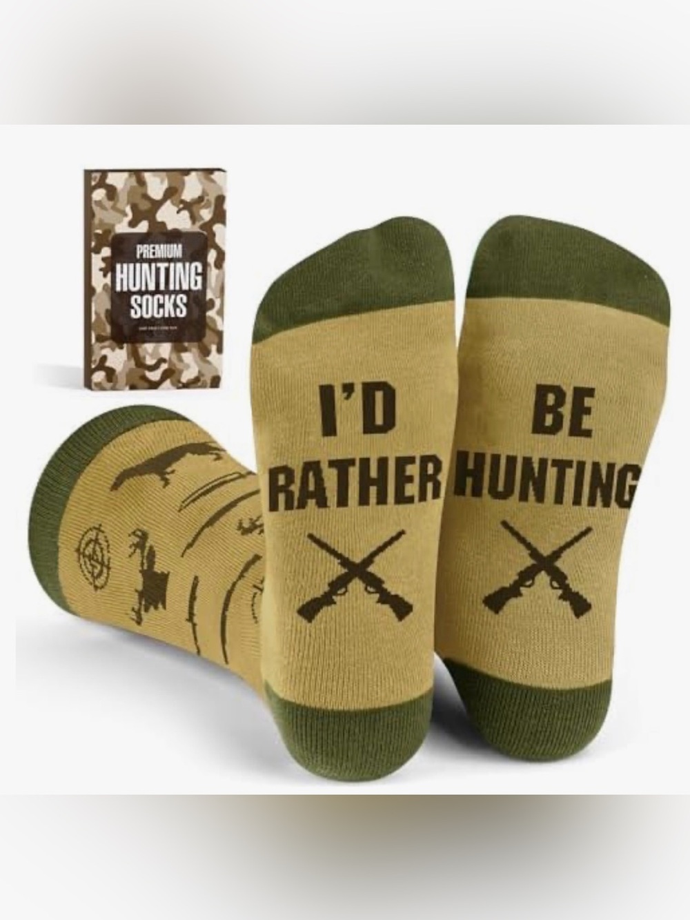 NIB Premium Hunting Socks - Brown Camo